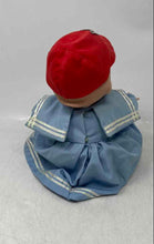 Load image into Gallery viewer, Ashton Drake Galleries Amanda Porcelain Doll With Blue Dress &amp; Red Hat
