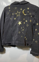Load image into Gallery viewer, Cactus + Pearl Womens Black Long Sleeve Button Front Chest Pockets Jacket Size S
