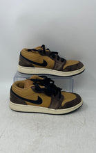 Load image into Gallery viewer, Nike Kids Air Jordan 1 Low SE HQ3604-201 Brown White Sneaker Shoes Size 5.5Y
