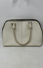 Load image into Gallery viewer, Susu Womens White Leather Double Handle Bottom Studs Dome Satchel Bag

