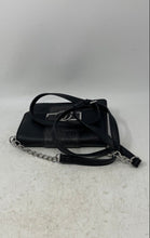 Load image into Gallery viewer, Guess Womens Black Faux Leather Magnetic Small Rectangle Crossbody Bag
