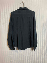 Load image into Gallery viewer, Lilly Pulitzer Mens Black Long Sleeve Collared Button-Up Shirt Size Medium
