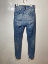 Load image into Gallery viewer, Zara Womens Blue Denim Medium Wash 5 Pocket Design High Waisted Skinny Jeans 4

