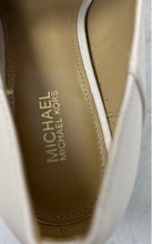 Load image into Gallery viewer, Michael Kors Womens Cream Black Leather Slip-On Loafers Shoes Size 7.5M
