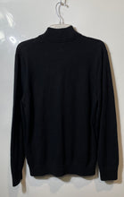 Load image into Gallery viewer, Gap Mens Black Long Sleeve Ribbed Mock Neck 4-Button Pullover Sweater Size M
