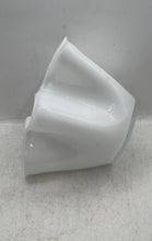 Load image into Gallery viewer, Zodax POL-1206 White Vellerti Wave Ruffled Rim Hand Blown Glass Decorative Bowl
