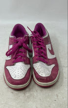 Load image into Gallery viewer, Nike Girls Dunk Low FJ0704-100 Pink White Low Top Lace-Up Sneaker Shoes Size 6Y
