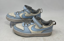 Load image into Gallery viewer, Nike Boys Court Borough Low Recraft IH4049-001 White Blue Sneakers Shoes Size 3Y
