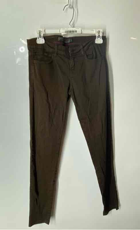 Zara Womens Brown Dark Wash Stretch Core Denim Straight Leg Jeans Size 4