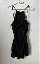 Load image into Gallery viewer, Zara Womens Black Red Polka Dot Sleeveless Back Zip One-Piece Romper Size S

