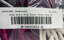 Load image into Gallery viewer, Nike Kids Presto 833875-601 Pink Black Low Top Lace-Up Sneaker Shoes Size 5Y
