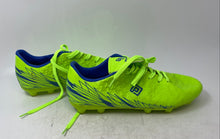 Load image into Gallery viewer, Dream Pairs Mens Neon Green Blue Slip-On Athletic Soccer Cleats Size 9.5
