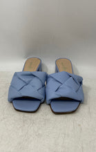 Load image into Gallery viewer, Michele Lopriore Womens Light Blue Open Toe Slip-On Slide Sandals Size 35
