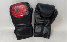 Load image into Gallery viewer, I Know Karate Black Red Kids Wrist Strap Karate And Kickboxing Training Gloves
