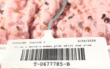 Load image into Gallery viewer, Olive &amp; Bette's Womens Pink Sequin Elastic Waist Midi A-Line Skirt Sz OS W/ Tags
