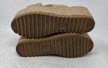 Load image into Gallery viewer, Soda Womens Beige Open Toe Slip-On Wedge Heel Platform Espadrille Sandals

