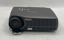 Load image into Gallery viewer, InFocus Gray Portable Mobile DLP Video Projector Model LP70+ In Case Untested
