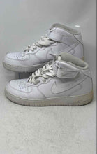 Load image into Gallery viewer, Nike Mens Air Force 1 Mid '07 White Leather Lace-Up Sneaker Shoes Size 11
