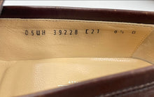 Load image into Gallery viewer, Authentic Salvatore Ferragamo Mens Brown Leather Loafer Shoes Size 8.5 D Damaged
