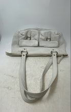 Load image into Gallery viewer, Hobo International Womens White Leather Double Handle Zip Top Lined Shoulder Bag
