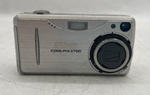 Load image into Gallery viewer, Nikon Coolpix 3700 Silver Built-In-Flash Compact Digital Camera
