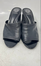 Load image into Gallery viewer, Vince Camuto Womens Alyysa Black Leather Open Toe Slip-On Mule Sandals Size 7M
