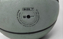 Load image into Gallery viewer, Wilson NBA Forge Gray &amp; Black Indoor Outdoor Basketball Ball Size 7
