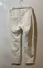 Load image into Gallery viewer, Maison Onado Paris Womens White 5-Pocket Design Button Front Cropped Jeans XL/42
