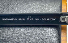 Load image into Gallery viewer, Authentic Hugo Boss Women's Shiny Black Sunglasses
