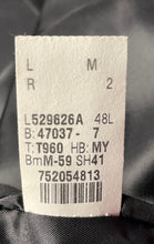 Load image into Gallery viewer, Calvin Klein Mens Black Long Sleeve Three-Button Blazer Jacket Size 48L
