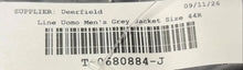 Load image into Gallery viewer, Linea Uomo Mens Gray Wool Long Sleeve Notch Lapel Two-Button Blazer Size 44R
