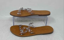 Load image into Gallery viewer, Schutz Womens Cathryn Brown Open Toe Slip-On Flat Slide Sandals Size 7.5B
