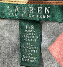 Load image into Gallery viewer, Lauren Ralph Lauren Womens Multicolor Geometric Sleeveless Shift Dress Size L
