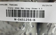 Load image into Gallery viewer, Stacy Adams Mens Gray Leather Square Toe Lace-Up Oxford Dress Shoes 8.5M
