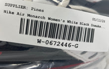 Load image into Gallery viewer, Nike Mens Air Monarch IV 415445-101 White Black Lace-Up Sneaker Shoes Size 7
