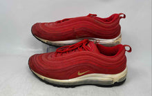 Load image into Gallery viewer, Nike Mens Air Max 97 Red Round Toe Low Top Lace-Up Sneaker Shoes Size 9.5
