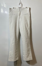 Load image into Gallery viewer, Zara Womens White Flat Front Welt Pockets High-Rise Wide-Leg Ankle Pants Size S
