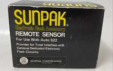 Load image into Gallery viewer, Sunpak Electronic Remote Sensor For Use With Auto 522 Thyristor Untested
