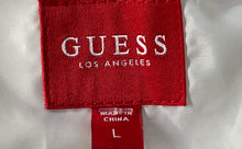 Load image into Gallery viewer, Guess Womens White Long Sleeve Pockets Full-Zip Jacket Size Large
