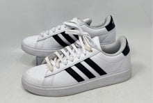 Load image into Gallery viewer, Adidas Womens Grand Court 2.0 GW9214 White Black Lace-Up Sneaker Shoes Size 7.5
