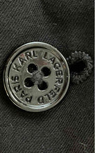 Load image into Gallery viewer, Authentic Karl Lagerfeld Paris Womens Black Blazer No Size Pit To Pit 18&#39;&#39;
