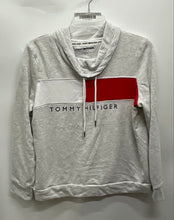 Load image into Gallery viewer, Tommy Hilfiger Womens Gray Heather Drawstring Cowl Neck Pullover Sweatshirt Sz M
