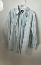 Load image into Gallery viewer, Kirkland Signature Mens White Blue Check Traditional Fit Dress Shirt Size XL
