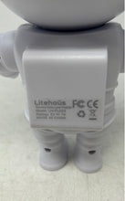 Load image into Gallery viewer, Litehaus LH-PL023 White Astronaut Galaxy Night Light Laser Projector Not Tested
