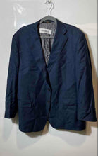 Load image into Gallery viewer, Tiglio Mens Blue Wool Long Sleeve Single-Breasted Two-Button Blazer Size 48S
