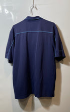 Load image into Gallery viewer, Alo Mens Blue Short Sleeve Collared Golf Polo Shirt Size XL
