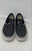Load image into Gallery viewer, Vans Kids Classic Slip-On Gray Black Round Toe Slip-On Sneaker Shoes Size 3
