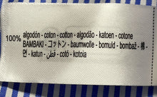 Load image into Gallery viewer, Zara Womens Blue White Striped Printed Cotton 3/4 Sleeve Tunic Blouse Top Size M
