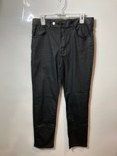 Load image into Gallery viewer, Massimo Dutti Womens Black Denim Dark Wash Pockets Straight Leg Jeans Size 10
