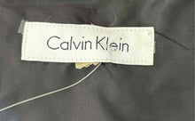 Load image into Gallery viewer, Calvin Klein Womens Black White Crew Neck Sleeveless Zipper Sheath Dress No Size
